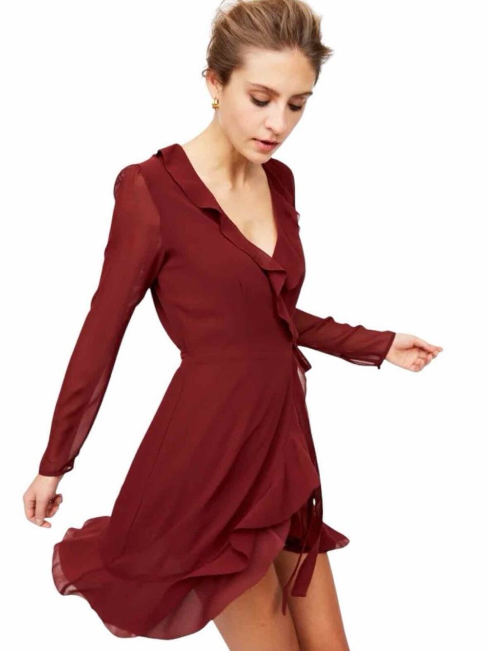 Wilfred Burgandy Size XS Dress